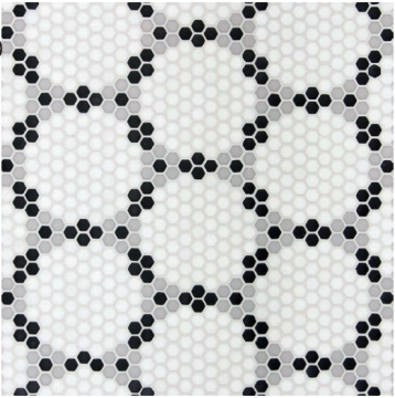 Geometro Classic Bourges, Recycled Glass Tile